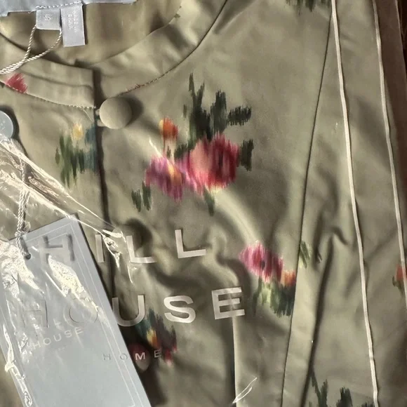 Hill House The Lucienne Dress In Sage Taffeta - Picture 11 of 11